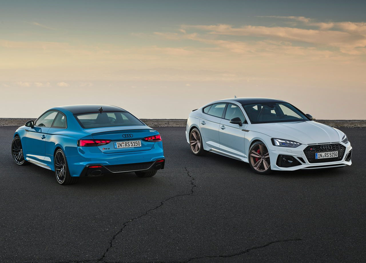 Nuevos Audi RS5 Coupé y Sportback, cambios estéticos y mejor equipamiento